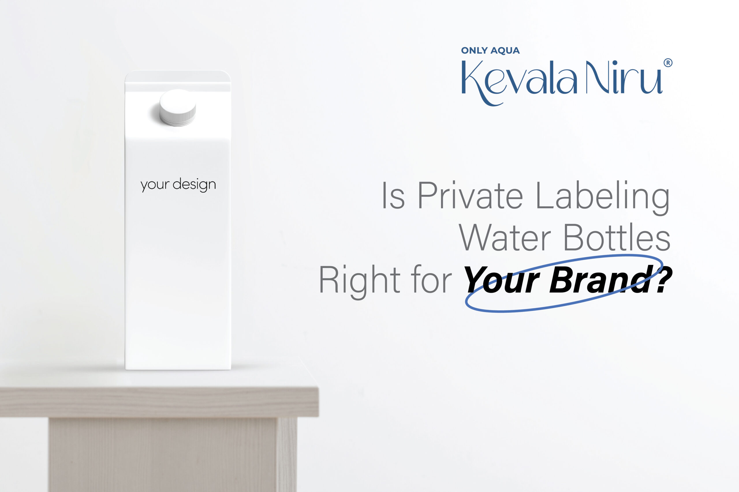 Private Labeling Water Bottles