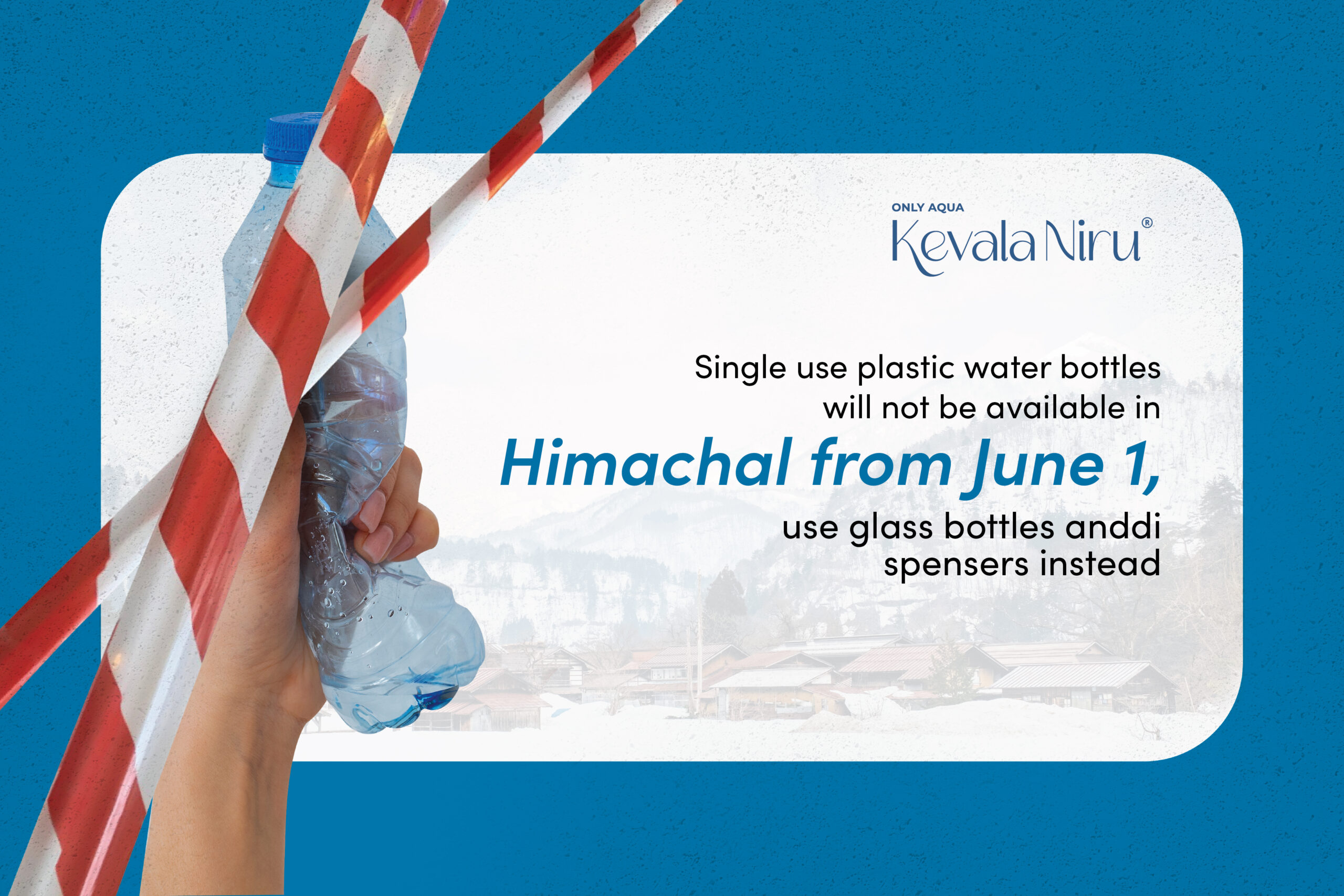 Single use plastic water bottles