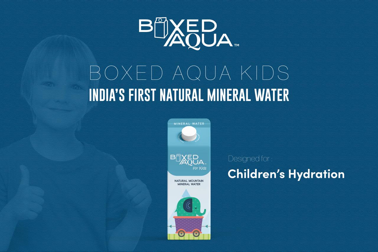 Boxed Aqua Kids India’s First Natural Mineral Water