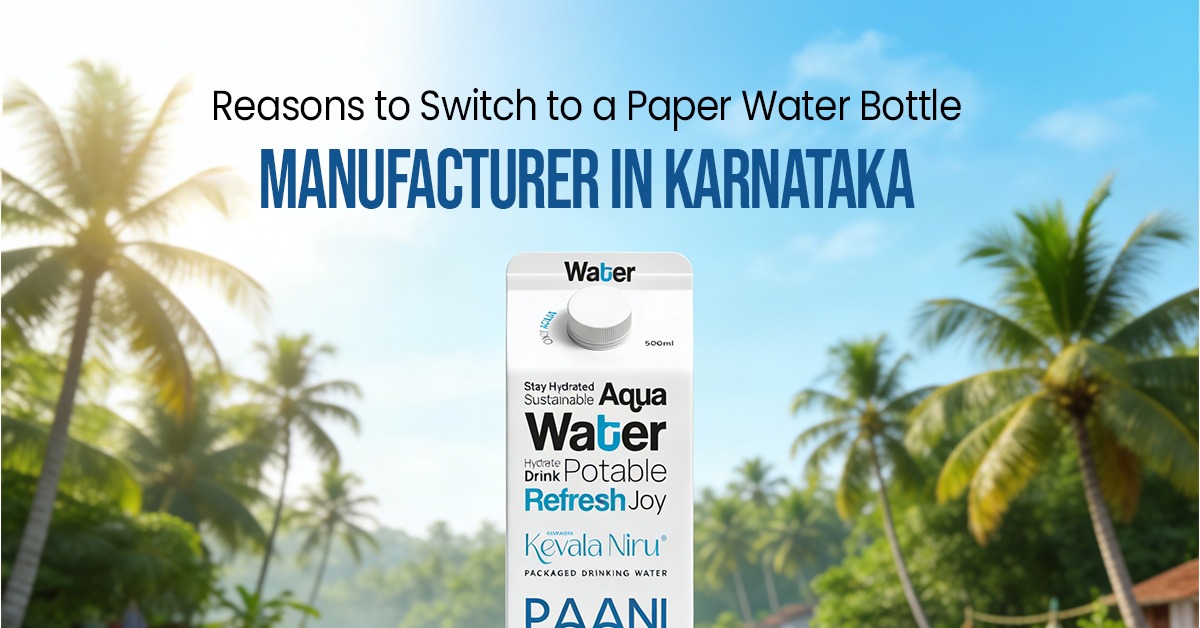 Paper Water Bottle Manufacturer in Karnataka