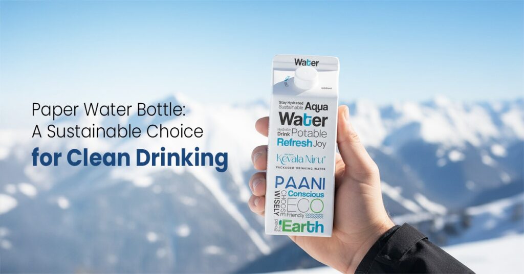 Paper Water Bottle A Sustainable Choice for Clean Drinking