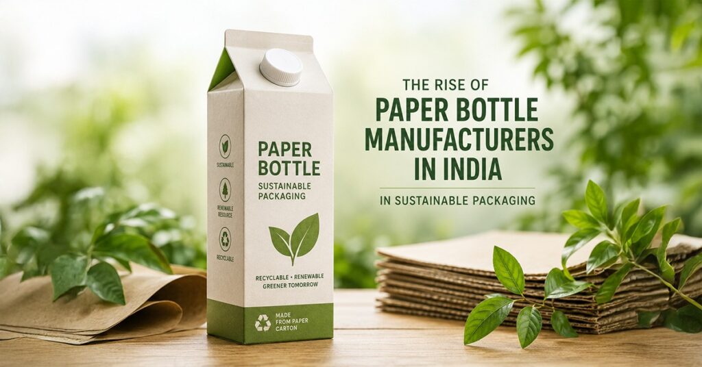 The Rise of Paper Bottle Manufacturers in India in Sustainable Packaging